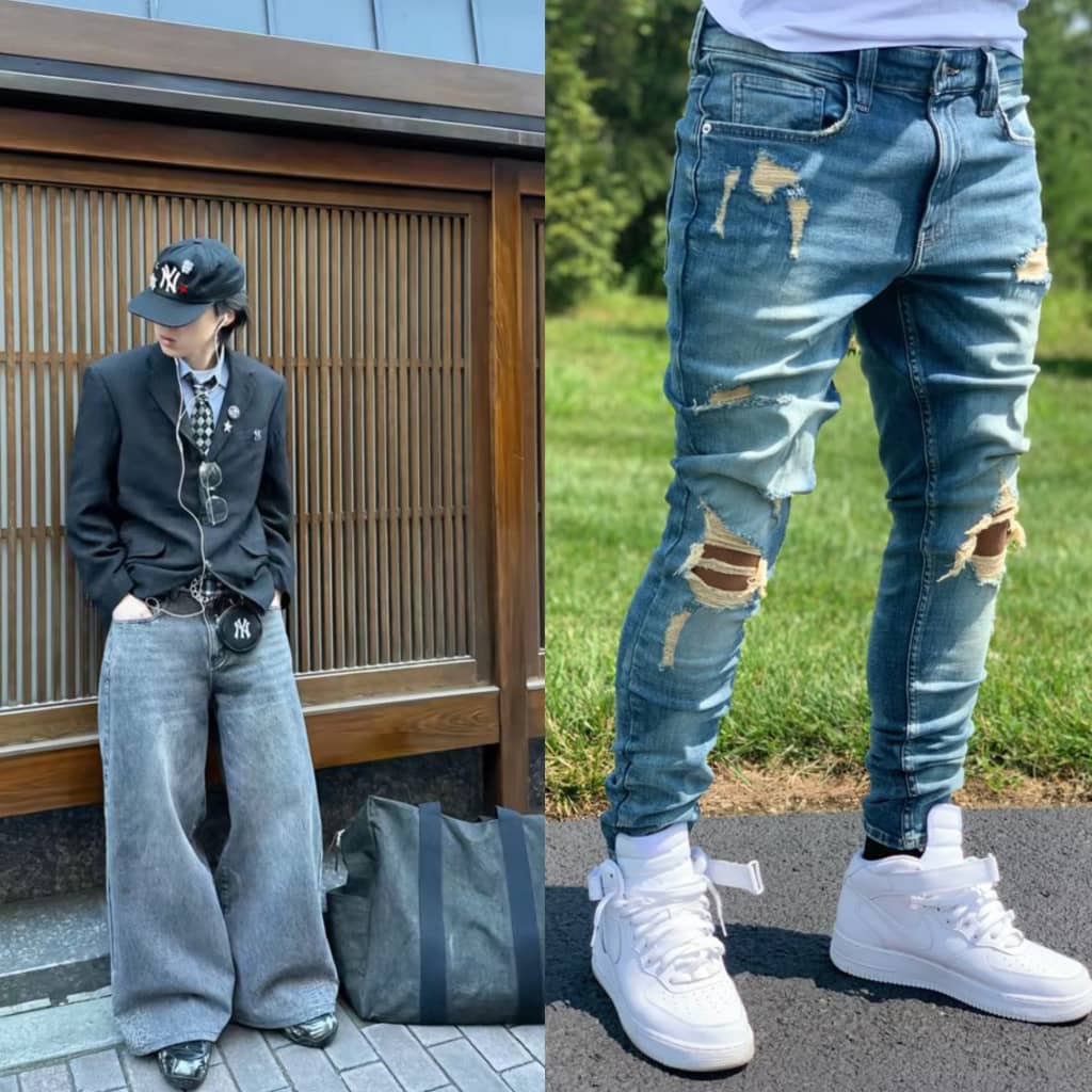 Baggy Jeans vs Skinny Jeans – Which One Defines Freedom?