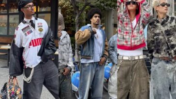 how to style baggy jeans