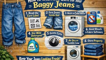 How to Wash and Care for Your Baggy Jeans
