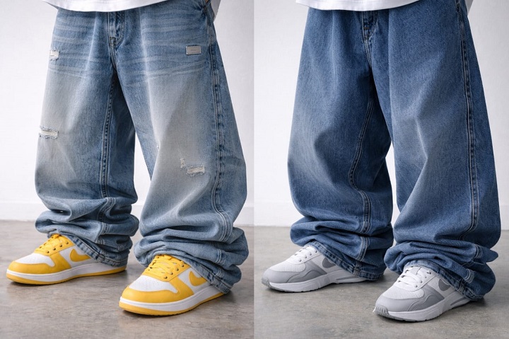 Best Footwear to Pair with Super Baggy Jeans
