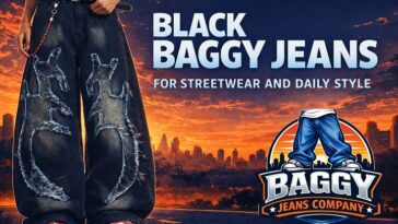 Black Baggy Jeans for Streetwear and Daily Style