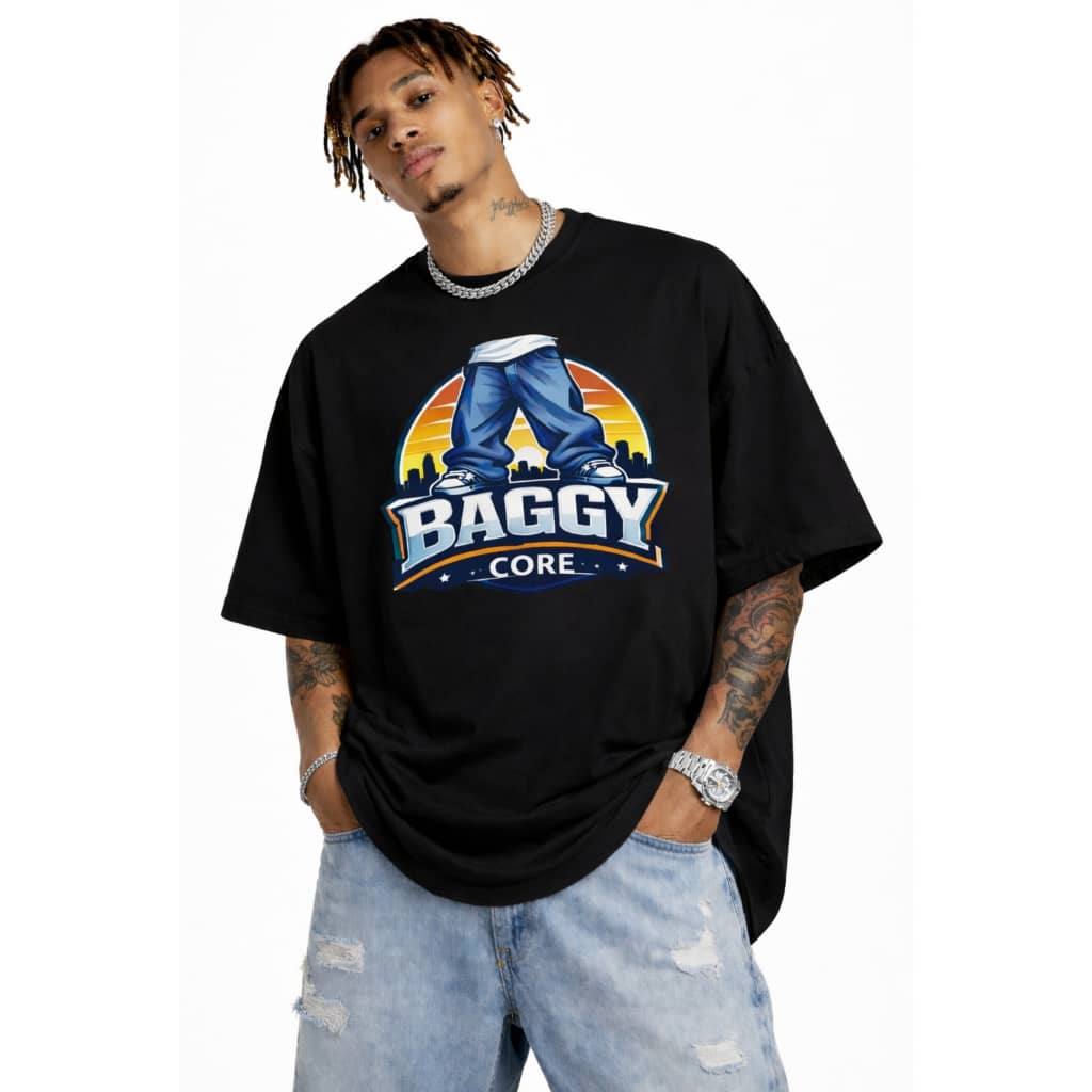 Baggy Core graphics t shirt
