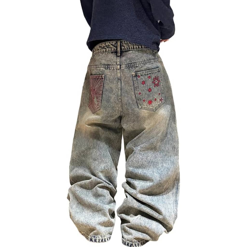 Shadow Flow Baggy Jeans