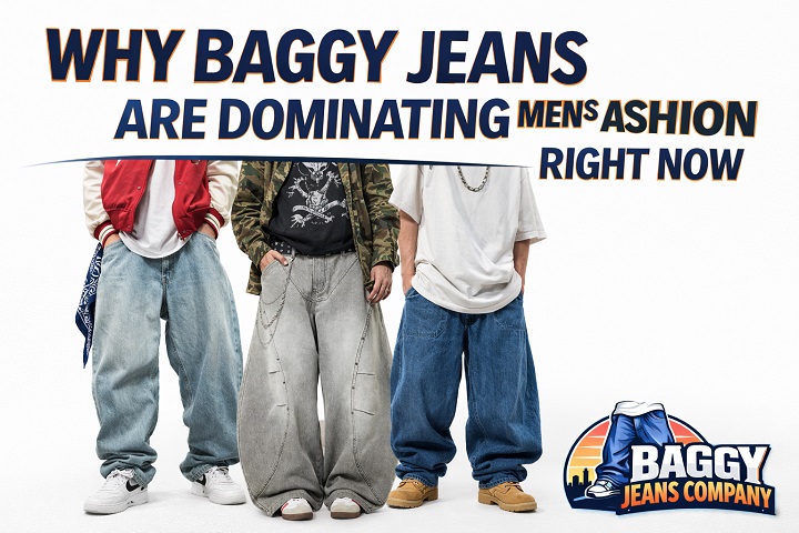 Why Baggy Jeans Are Dominating Men's Fashion Right Now
